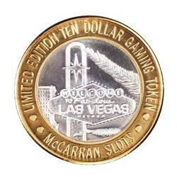 .999 Silver McCarran International Airport Las Vegas, NV $10 Limited Casino Token