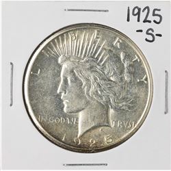 1925-S $1 Peace Silver Dollar Coin