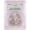 Image 1 : 1881-S $1 Morgan Silver Dollar Coin PCGS MS63 Old Green Holder