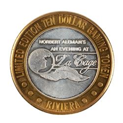 .999 Silver Riviera Hotel & Casino Las Vegas $10 Casino Limited Edition Gaming Token
