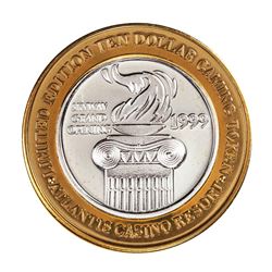 .999 Fine Silver Atlantis Casino & Resort Reno, NV $10 Limited Edition Gaming Token