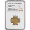 Image 1 : AH451-492 Ghaznavid Dinar A-1637 Ibrahim Gold Coin NGC Genuine