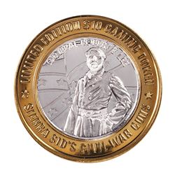 .999 Silver Sierra Sids Sparks, Nevada $10 Casino Limited Edition Gaming Token