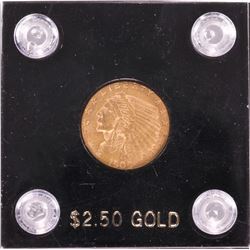 1909 $2 1/2 Indian Head Quarter Eagle Gold Coin