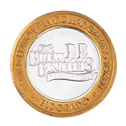 .999 Silver Eldorado Hotel and Casino $10 Casino Gaming Token Limited Edition