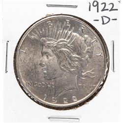 1922-D $1 Peace Silver Dollar Coin