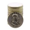 Image 1 : Roll of (20) Brilliant Uncirculated 1951 Franklin Half Dollar Coins