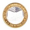 Image 1 : .999 Silver The Mirage Las Vegas, Nevada $10 Casino Gaming Token Limited Edition