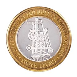 .999 Silver Silver Legacy Reno, Nevada $10 Casino Limited Edition Gaming Token