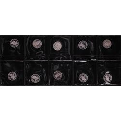 Lot of (10) Disney Mickey & Minnie Mouse 1/20 oz. .999 Fine Silver Coin Rounds