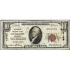 Image 1 : Scarce 1929 $10 Livingston, New Jersey CH# 13129 National Currency Note