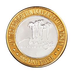 .999 Silver The Mirage Las Vegas, Nevada $10 Casino Gaming Token Limited Edition