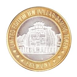 .999 Silver Sam Boyd's Fremont Las Vegas $10 Casino Limited Edition Gaming Token