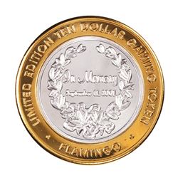 .999 Silver Flamingo Hilton Las Vegas, Nevada $10 Casino Limited Edition Gaming Token
