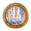 Image 1 : .999 Silver Treasure Island Las Vegas $10 Casino Gaming Token Limited Edition