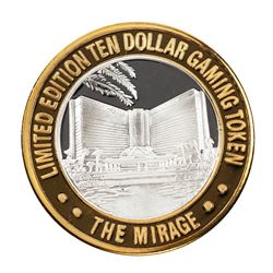 .999 Fine Silver Mirage Las Vegas, Nevada $10 Limited Edition Gaming Token