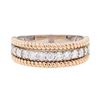Image 2 : 14KT White And Rose Gold 0.66 ctw Diamond Ring