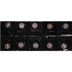 Lot of (10) Disney Mickey & Minnie Mouse 1/20 oz. .999 Fine Silver Coin Rounds