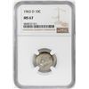 Image 1 : 1963-D Roosevelt Dime Coin NGC MS67