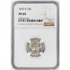 Image 1 : 1937-S Mercury Dime Coin NGC MS66