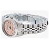 Image 3 : Rolex Ladies Stainless Steel Salmon Dial 26MM Datejust Wristwatch