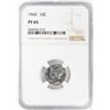 Image 1 : 1942 Proof Mercury Dime Coin NGC PF65