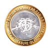 Image 1 : .999 Silver Treasure Island Las Vegas $10 Casino Gaming Token Limited Edition