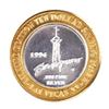 Image 2 : .999 Silver Stratosphere Las Vegas, Nevada $10 Casino Limited Edition Gaming Token
