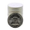 Image 2 : Roll of (20) Brilliant Uncirculated 1963 Franklin Half Dollar Coins