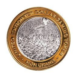 .999 Fine Silver MGM Grand Las Vegas, Nevada $10 Limited Edition Gaming Token