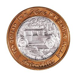 .999 Silver Reno Hilton Nevada $10 Casino Limited Edition Gaming Token