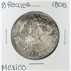 Image 1 : 1805 Mo Mexico 8 Reales Silver Coin