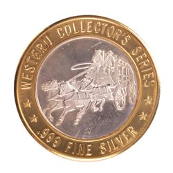 .999 Silver Boomtown Hotel & Casino Mississippi $10 Limited Edition Gaming Token