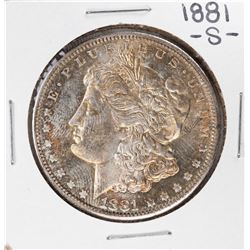 1881-S $1 Morgan Silver Dollar Coin Nice Toning