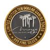 Image 2 : .999 Fine Silver Mirage Las Vegas, Nevada $10 Limited Edition Gaming Token