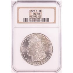 1879-S $1 Morgan Silver Dollar Coin NGC MS65 Old Holder