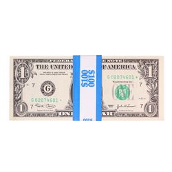 Pack of (100) Consecutive 2003 $1 Federal Reserve STAR Notes Chicago