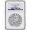 Image 1 : 2007-W $1 American Silver Eagle Coin NGC MS70 Early Releases