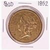 Image 1 : 1852 Type 1 $20 Liberty Head Double Eagle Gold Coin