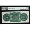 Image 2 : 1872 $20 State of South Carolina Revenue Bond Obsolete Note PMG Gem Uncirculated 66EPQ