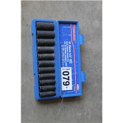 WESTWARD 1/2", 3/8" & 1" IMPACT SOCKETS