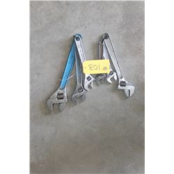 6 CRESENT WRENCHES