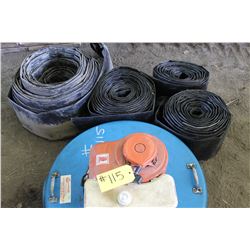 FLOATING TECUMSEH WATER PUMP C/W HOSE