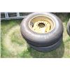 Image 1 : 2 - 7.60 - 15 IMPLEMENT TIRES & 6 HOLE RIMS