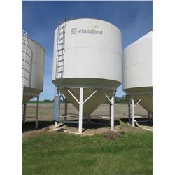 WHEATLAND 1510 EPOXY LINED 2 RING HOPPER BIN (APPROX 1700 BU)