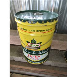 COOP MAPLE LEAF OIL (5 GALLONS)