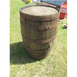 45 GALLON WOOD BARREL