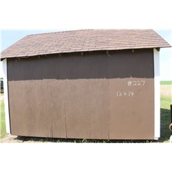 APPROX. 12' X 14' WOOD BUILDING (BROWN)