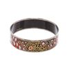 Image 3 : Hermes Multicolor Palladium-Plated Printed Enamel Bangle
