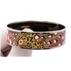 Image 7 : Hermes Multicolor Palladium-Plated Printed Enamel Bangle